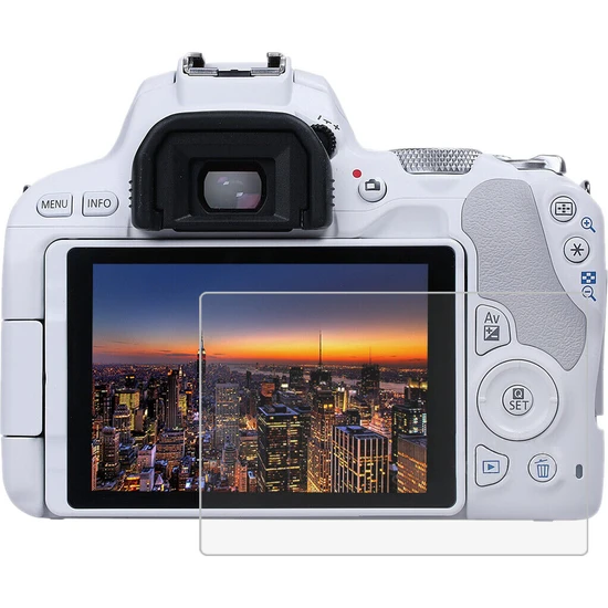 Mettzchrom Canon 1200D 1300D 2000D 1500D Uyumlu LCD Ekran Koruyucu Kırılmaz Cam