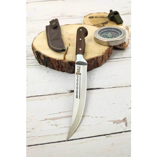 Kamp Bıçağı Avcı Tarzı El Yapımı Deri Kılıflı Outdoor Bıçak