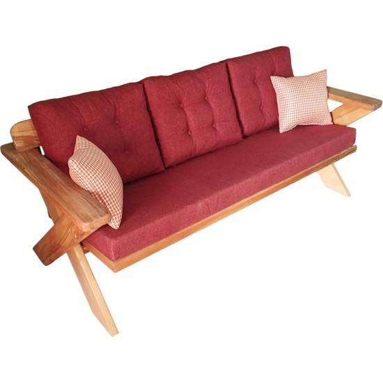 Zerka Concept Riva Masif Ahşap Bahçe Balkon Koltuk Kayın Fiyatı