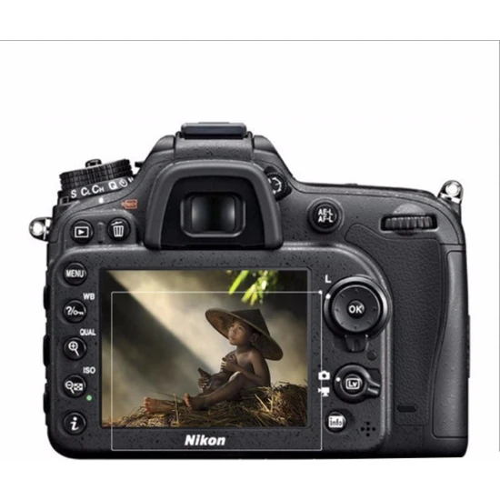 Mettzchrom Nikon D3500 D3300 D3400 D3600 Uyumlu LCD Koruyucu Kırılmaz Cam