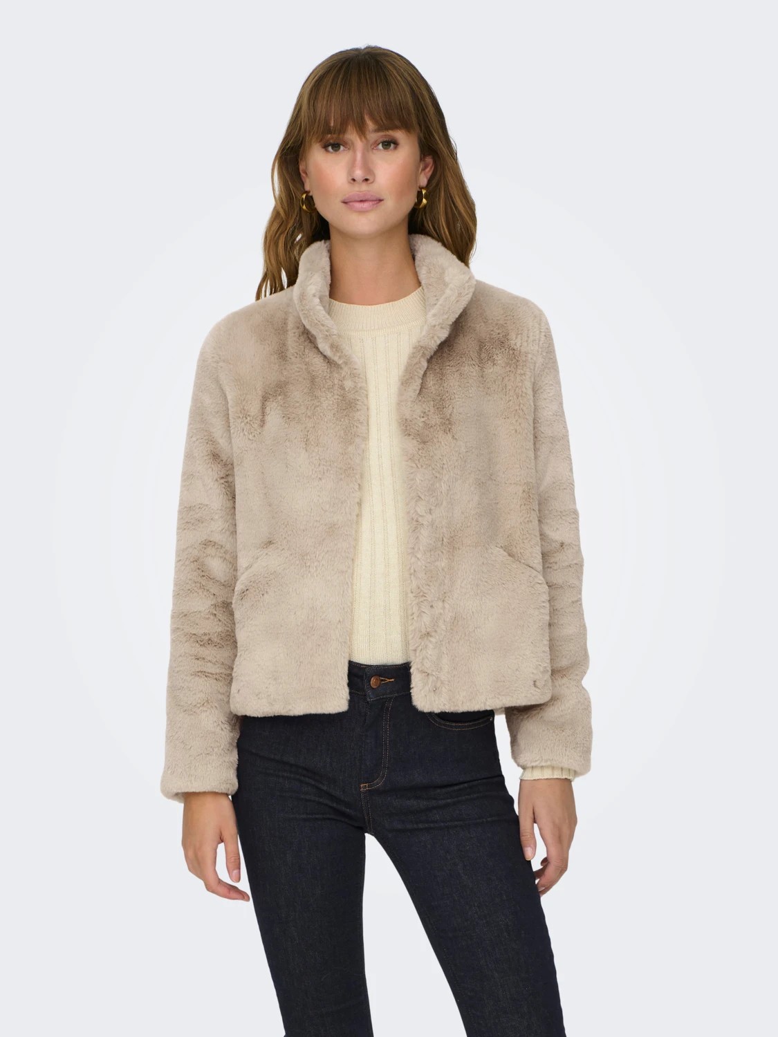 Only Bej Kadın Mont 15295423 görsel 5