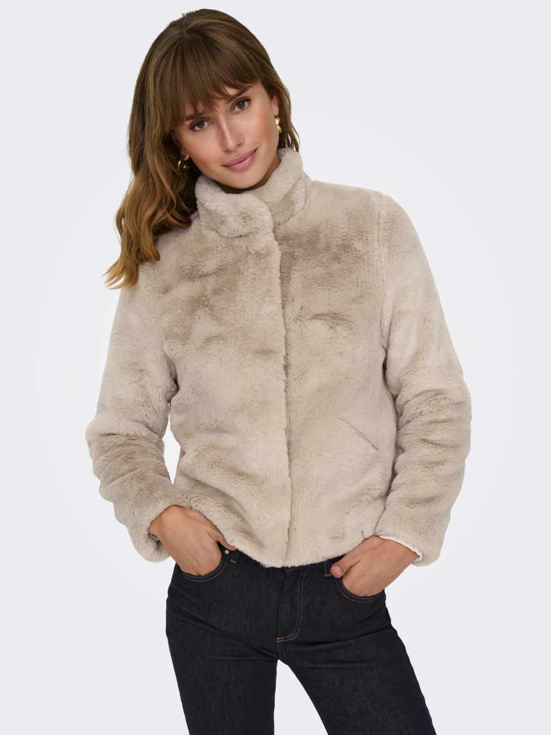 Only Bej Kadın Mont 15295423 görsel 6