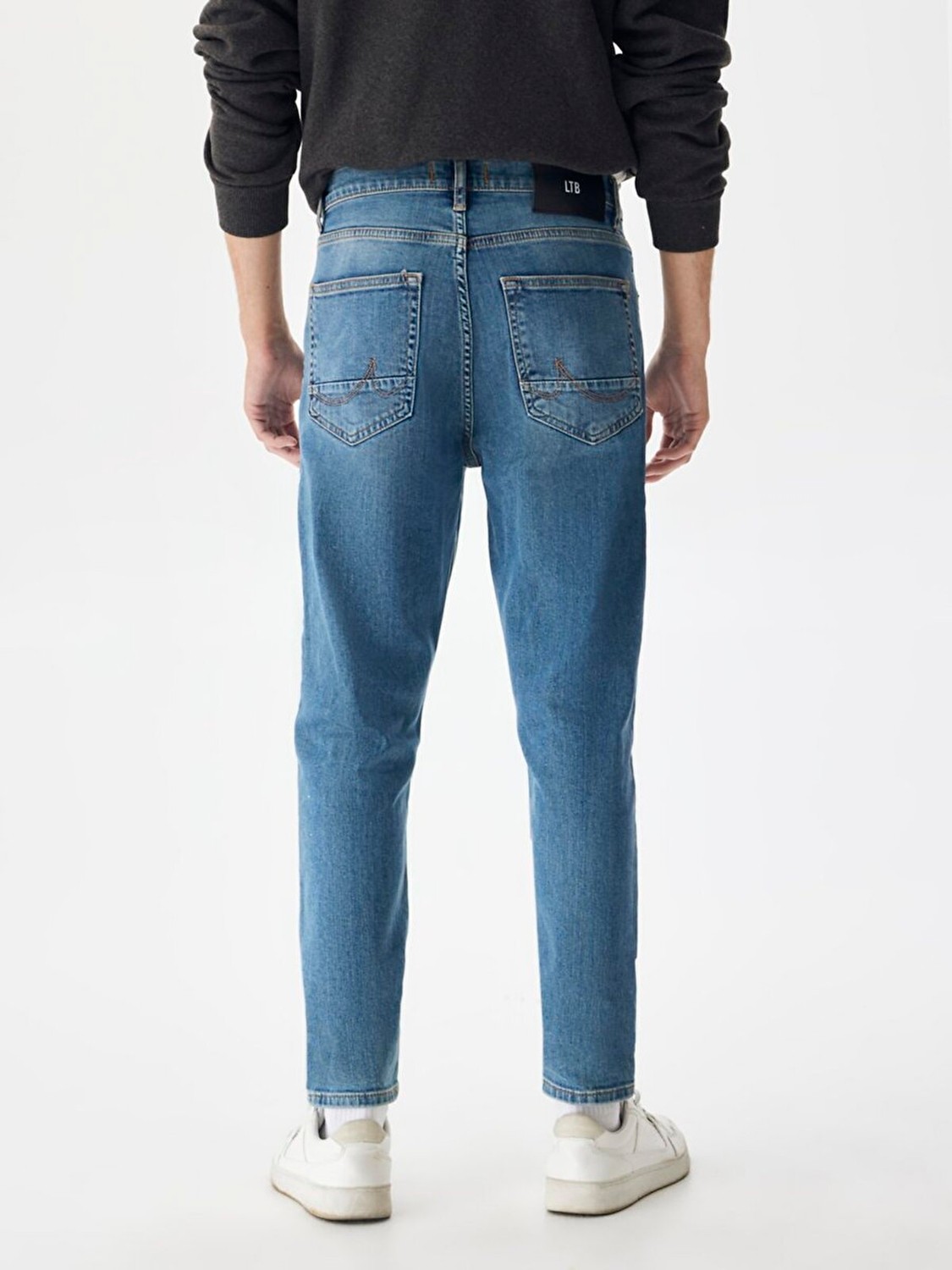 LTB Erkek Smarty Y Dar Paça Orta Bel Jean Pantolon görsel 3
