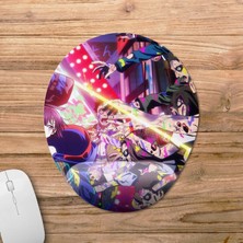 Pixxa Zom 100: Bucket List Of The Dead - Anime Bilek Destekli Mousepad Model - 2 Oval
