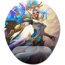 Pixxa Mobile Legends - Hanabi Bilek Destekli Mousepad Model - 3 Oval