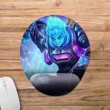 Pixxa Mobile Legends - X.borg Bilek Destekli Mousepad Model - 2 Oval