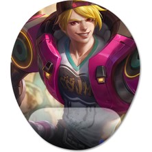 Pixxa Mobile Legends - X.borg Bilek Destekli Mousepad Model - 4 Oval