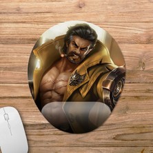 Pixxa Roger - Mobile Legends Bilek Destekli Mousepad Model - 1 Oval