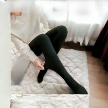 KORSEFABRİKA Trend Mood STORE Termal Polar Peluş Külotlu Çorap