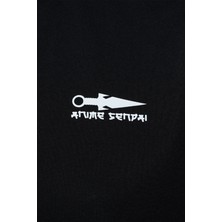 Anime Senpai Klasik Logo Siyah Erkek Tshirt  (ANSSTD001)