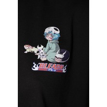 Anime Senpai Nelliel Bleach Siyah Crop Kadın Tshirt  (NELCRP001)