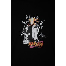 Anime Senpai Uzumaki Naruto Siyah Erkek Tshirt  (NRTSTD001)