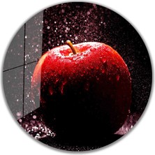 Bay Çağrı Elma Yuvarlak Cam Tablo 4mm Dayanıklı Temperli Cam