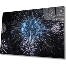 Bay Çağrı Parıltılı Cam Tablo, Ev ve Ofis Duvar Dekoru, Hediyelik Büyük Temperli 4 mm Cam Tablo