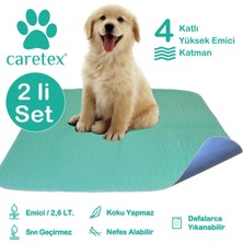 Abso Yıkanabilir Emici Köpek Pedi (2 Li Set) ( 75 x 85 Cm. )