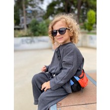 Vitrinmixmini Kaşkorse Fitilli Unisex Eşofman Takım-Dar Kalıp
