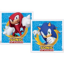 Kidspartim Sonic Temalı Kağıt Peçete 33X33 cm 16 Adet