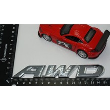 Dk Awd All Wheel Drive Bagaj Krom Metal 3m 3D Yazı Logo