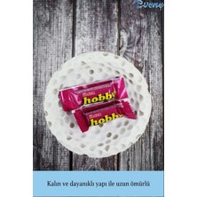 Evene Şekerlik Sunumluk Drajelik Dekoratif Tabak Baloncuklu Model