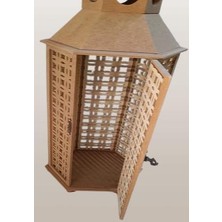 Bengi Ticaret Hobi Adn Dekoratif Fenerlik Ahşap Mdf Ham Cnc Kesim Klipsli Antik Menteşe El Yapım