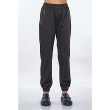 Unique Mode Minimalist Fermuarlı Cep Detaylı Kadın Pantolon - Günlük Rahat