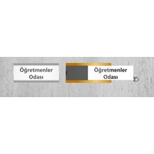 Yönline Okullara Özel Değiştirilebilir Okul Sınıf Kapı İsimliği İlkokul