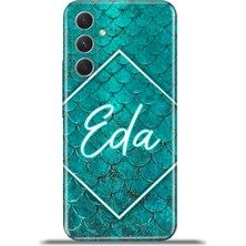 Cupcase  Samsung Galaxy A54 5g Kılıf Silikon Esnek Kamera Koruma Kişiye Özel Isim - Pullu