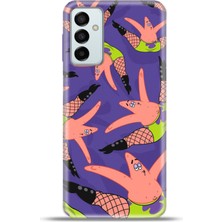 Cupcase  Samsung GALAXYM23 Kılıf Esnek Silikon Kamera Koruma 4K Desenli Özel Tasarım - Patrick Yıldız