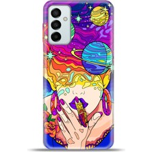 Cupcase  Samsung GALAXYM23 Kılıf Esnek Silikon Kamera Koruma 4K Desenli Özel Tasarım - Fal