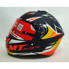 mt Kask Revenge 2 Acosta A37 Mat - Şeffaf Vizörlü V14B