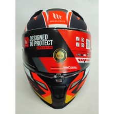 mt Kask Revenge 2 Acosta A37 Mat - Şeffaf Vizörlü V14B