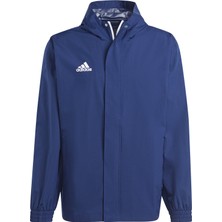 adidas ENT22 Aw Jkt Erkek Futbol Antrenman Yağmurluk IK4011 Mavi