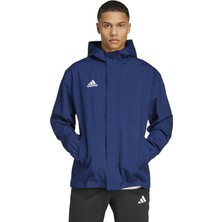 adidas ENT22 Aw Jkt Erkek Futbol Antrenman Yağmurluk IK4011 Mavi