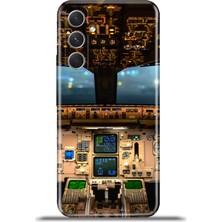 Cupcase  Samsung Galaxy A54 5g Kılıf Esnek Silikon Kamera Koruma 4K Desenli Özel Tasarım - Kokpit