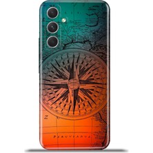 Cupcase  Samsung Galaxy A54 5g Kılıf Esnek Silikon Kamera Koruma 4K Desenli Özel Tasarım - Rota