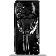 Cupcase  Samsung Galaxy A54 5g Kılıf Esnek Silikon Kamera Koruma 4K Desenli Özel Tasarım - Mamba Yilan