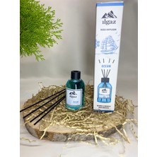 Ilgaz Naturix Organix Reed Diffuser Bambu Çubuklu Aromatik Oda Banyo Kokusu 110 ml Okyanus