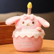 Zigver Sanrio My Melody Cinnamoroll Müzikli Peluş Oyuncak Kız Doğum Günü Armağanı 20 cm