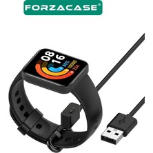 Forzacase Xiaomi Redmi Watch 2 / 2 Lite / 3 / Poco Watch USB Manyetik Şarj Kablosu 55 cm - FC017