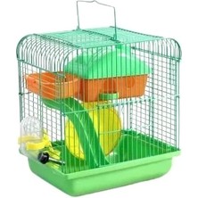 Mixpet Çarklı ve Yuvalı Hamster Kafesi 23X17X25 cm