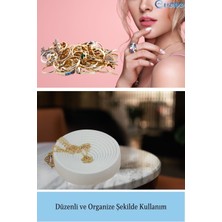 Evene Dekoratif Kase Takı Kutusu Yüzük Kolye Kutusu Mum Tabağı Takı Organizer Model 2