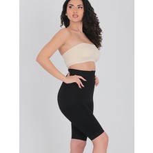 Rocco Shop Roccoshop Yüksek Bel Toparlayıcı Kadın Paçalı Ağraflı Korse