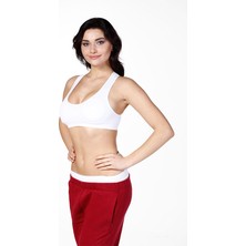Rocco Shop Roccoshop Kadın Kalın Askılı Pedli Sporcu Büstiyer Korse