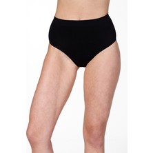 Rocco Shop Roccoshop Dikişsiz Yüksek Silikon Bel Bato Slip  Korse Külot Siyah