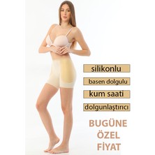 Winta Shop Silikon Süngerli Basen Dolgulu Popup Korse Kum Saati Şekillendirici Dolgunlaştırıcı Korse