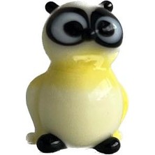 Hasyılmaz El Yapımı Mini Murano Cam Baykuş Biblo A96-01