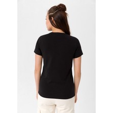 Looker Kadın Kısa Kol Basic T-Shirt