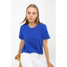 Looker Kadın Kolu Duble Regular Fit T-Shirt