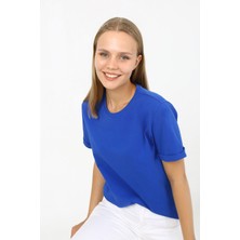 Looker Kadın Kolu Duble Regular Fit T-Shirt