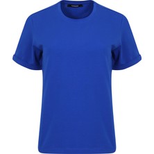 Looker Kadın Kolu Duble Regular Fit T-Shirt